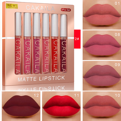 Set de 6 Brillos Labiales Mate Ultra Adherentes - Image 5