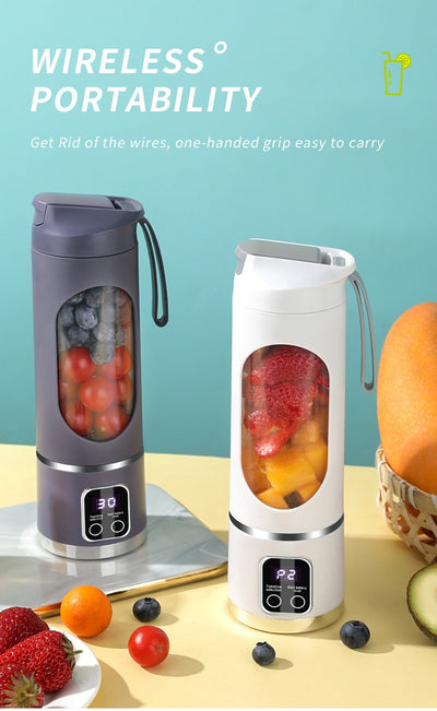 Exprimidor Portátil Recargable - Vaso Multifuncional para Jugos Frescos - Image 15