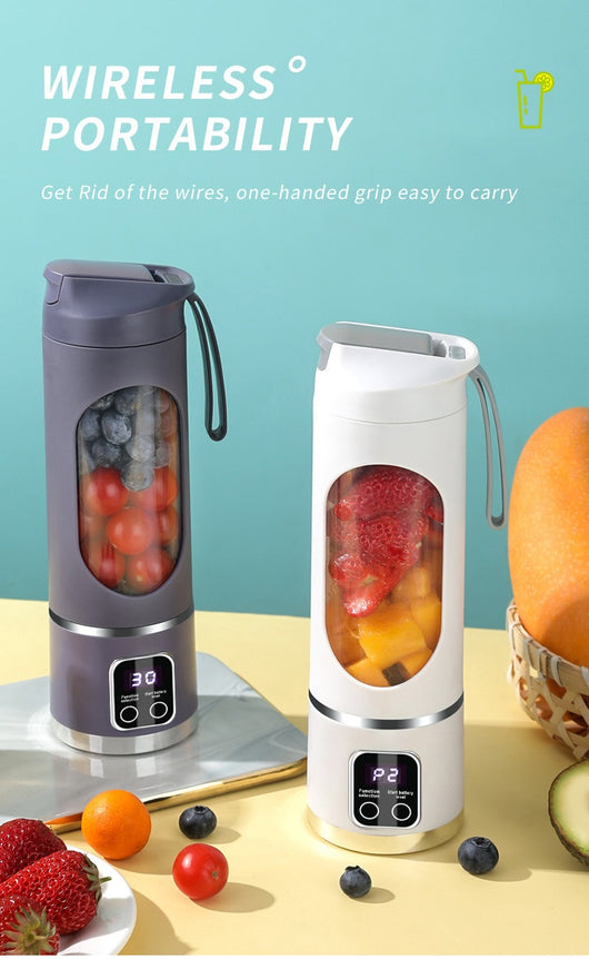 Exprimidor Portátil Recargable - Vaso Multifuncional para Jugos Frescos - Image 15