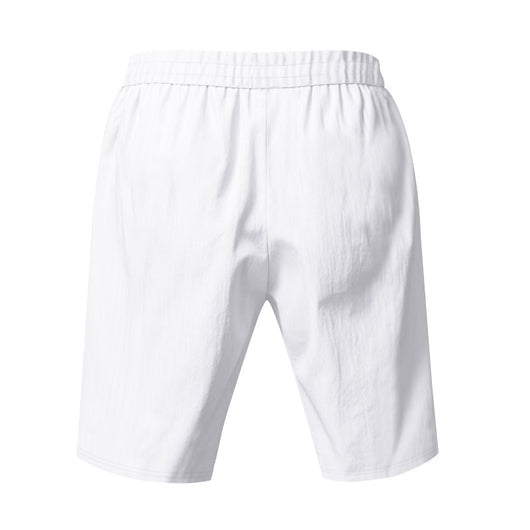 Shorts de Lino Sueltos para Hombre - Estilo Playa Casual Lavado - Image 32