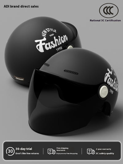 Casco Moto Semintergral Batería Universal Cuatro Estaciones - Image 28