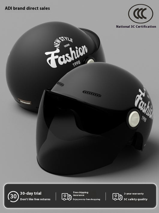 Casco Moto Semintergral Batería Universal Cuatro Estaciones - Image 28