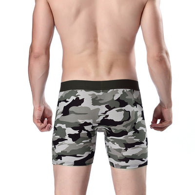 Boxers Largos de Algodón con Estampado Camuflaje para Hombre - Image 4