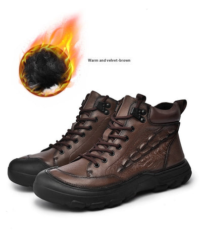Botas Martin de Cuero Premium para Hombre con Cierre y Suela Antideslizante - Image 10