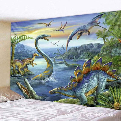 Tapete de Playa Dinosaurio para Pared - Image 13