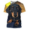 Playera Estampada 3D Perro Salchicha para Hombre