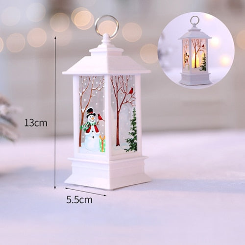 Linterna LED Navideña con Vela Electrónica - Lámpara de Mesa para Adultos Mayores - Image 8