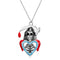Collar Calavera Plata 925 Punk Rock Unisex - Diseño Gótico Nightclub