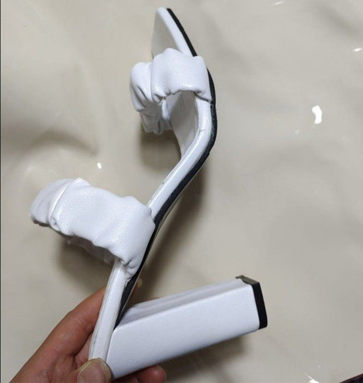 Sandalias de Tacón Cuadrado con Punta Abierta - Chanclas de Playa y Exterior - Image 12
