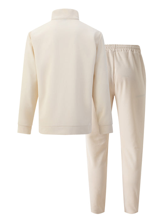 Conjunto Deportivo con Capucha y Cremallera: Sudadera y Pantalón Texturizado - Image 15