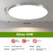 Plata 37 Cm Luz Blanca 6500K