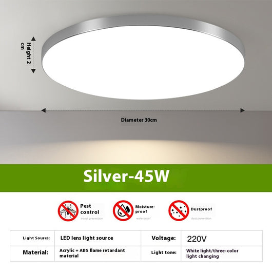 Lámpara de Techo LED Ultrafina Redonda para Sala - Image 16