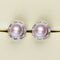 Aretes de Perlas Naturales Agua Dulce en Plata S925
