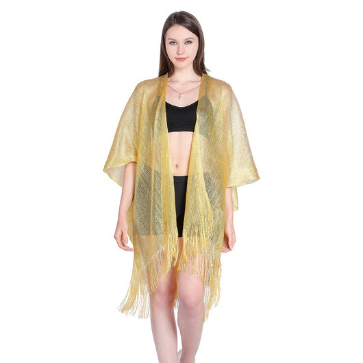 Blusa Playera con Cintas Doradas y Plateadas - Protección Solar Elegante - Image 44