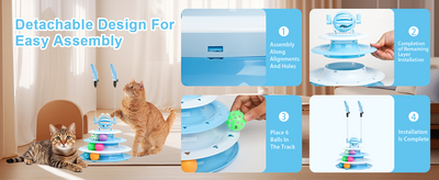 Juguetes Interactivos para Gatos - Set Completo de Entretenimiento Felino - Image 20