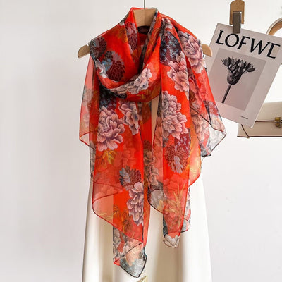 Pañuelo Largo Estampado Versátil para Mujer - Image 21
