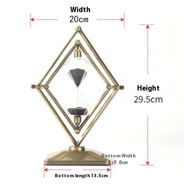 Reloj de Arena Decorativo con Estructura Metálica - Image 11