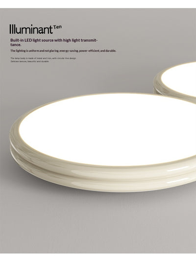 Lámpara de Techo Ultrafina Estilo Crema para Recámara Principal - Image 22