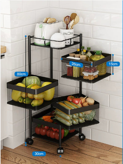 Carrito Organizador de Verduras con Ruedas - Image 12