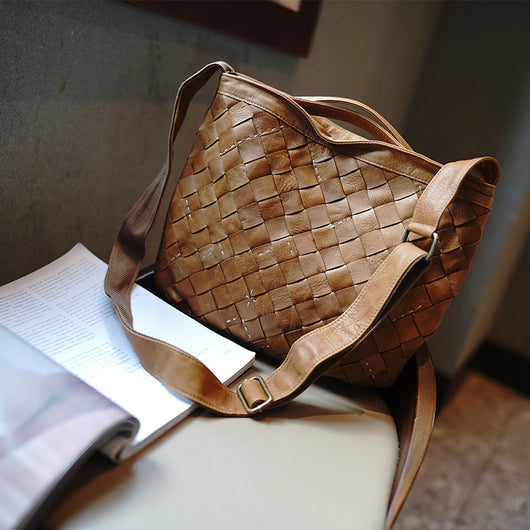 Bolso de Cuero Genuino Elegante Retro de Lujo - Image 3