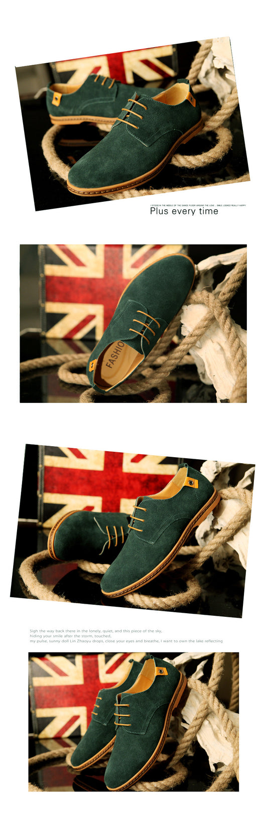 Zapatos de Gamuza con Cordones para Hombre - Image 24