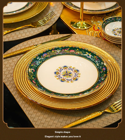 Juego de Vajilla de Porcelana Esmaltada Estilo Hogar - Image 14
