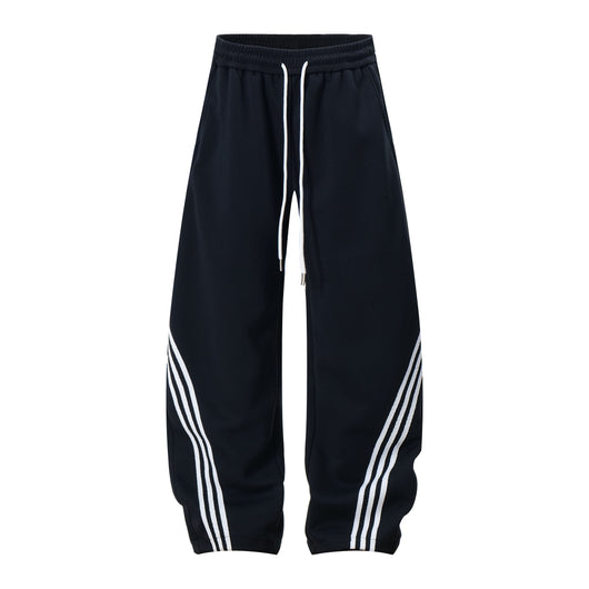 Pantalones de Chándal Cortos Retro a Rayas con Bloques de Color para Mujer - Image 3