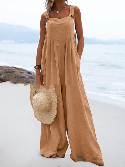 Mono Étnico Femenino con Tirantes y Botones - Diseño Clásico Liso - Image 9