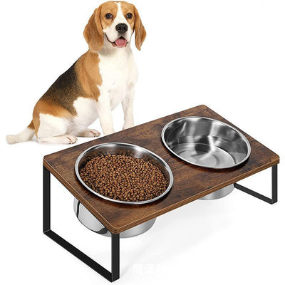 Comedero Elevado para Gatos de Madera y Hierro - Image 6