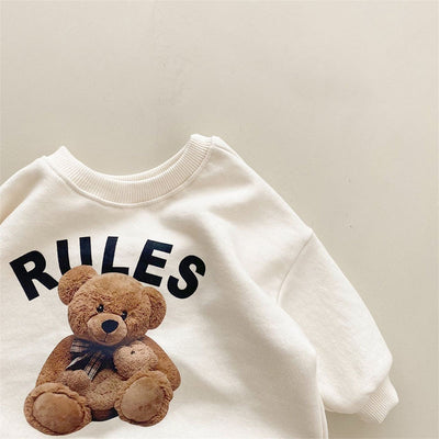 Conjunto Infantil Osito con Estampado Acolchado de Dos Piezas - Image 6