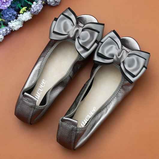 Sandalias Cómodas de Cuero con Suela Suave para Mujer Talla Grande - Image 9