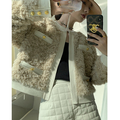 Chaqueta Perfumada con Hebilla Dorada para Mujer - Image 7