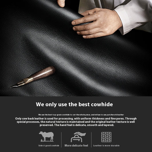 Mochila Ejecutiva de Cuero para Hombre con Gran Capacidad - Image 3