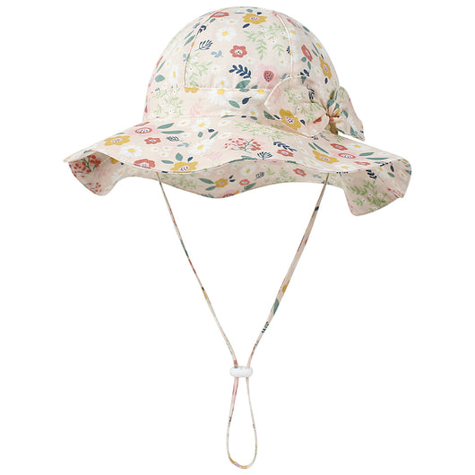 Gorro de Bebé Verano Algodón Floral Estilo Europeo - Image 30