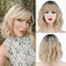 Peluca Rubia Rizada Larga para Presentaciones y Disfraces