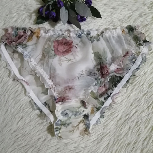 Braguitas Sexy de Seda Translúcida Triángulo para Mujer - Image 16
