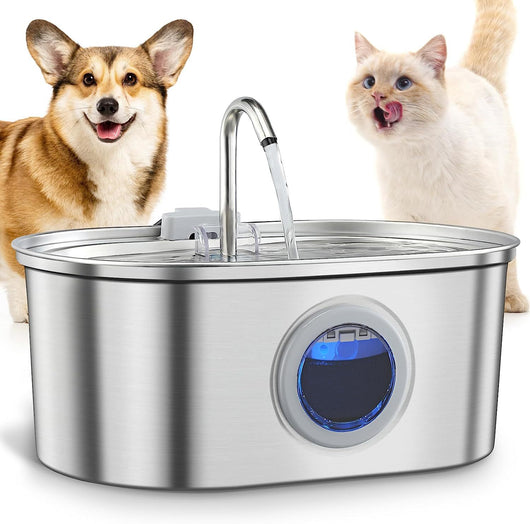 Dispensador de Agua para Mascotas en Acero Inoxidable - Image 3