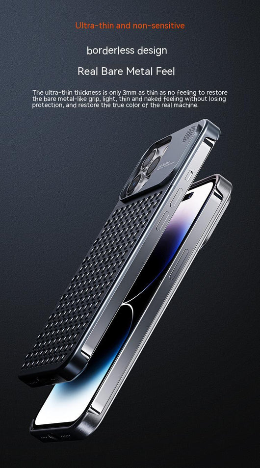 Funda de Aluminio para iPhone 14 13 Pro Max Plus con Disipación de Calor y Protección Total - Image 24