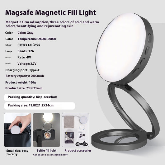 Luz de Relleno Magnética para Fotografía Móvil - Image 11