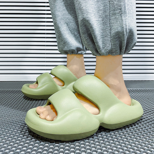 Sandalias Unisex de Color Sólido para Exterior