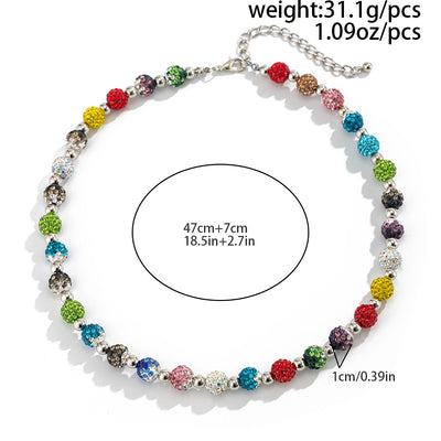 Collar para Hombre con Diamantes de Colores y Perlas de Diamante - Image 6