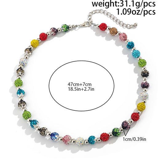 Collar para Hombre con Diamantes de Colores y Perlas de Diamante - Image 6