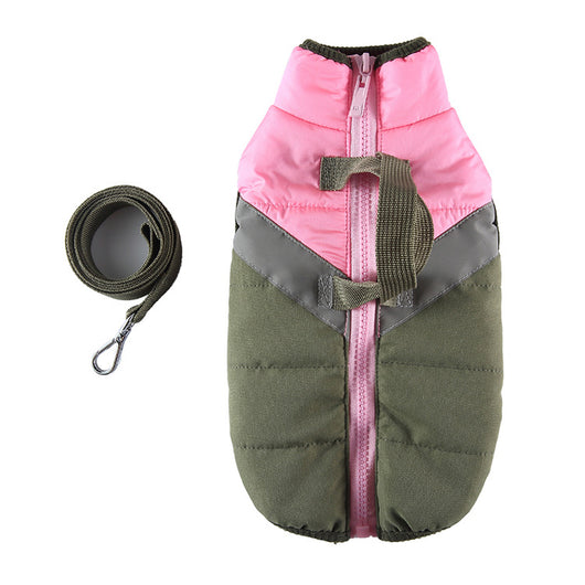 Abrigo Acolchado de Algodón para Perros - Calidez Invernal - Image 5