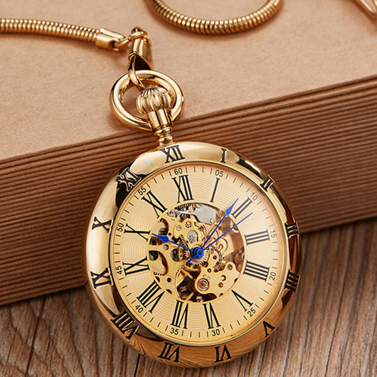 Reloj de Bolsillo Mecánico Automático Diseño Serpiente - Joya Vintage Clásica