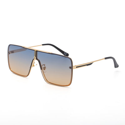 Gafas de Sol Cuadradas Metálicas Grandes para Hombre - Image 8