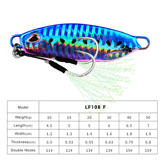 Señuelo de Pesca Giratorio 10 Colores - Cebo Artificial de Placa Metálica - Image 18