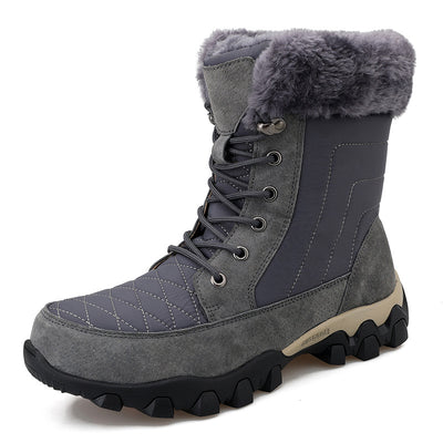Botas de Nieve Estilo Británico con Suela Gruesa para Hombre - Image 13