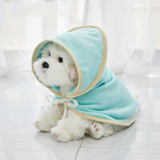 Bata Secado Rápido de Microfibra para Mascotas