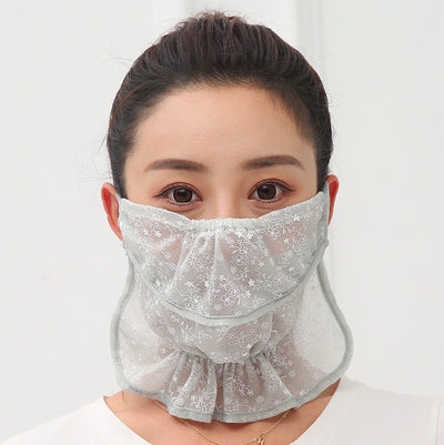 Máscara de Protección Solar Ice Silk - Protección Cuello y Rostro Transpirable - Image 9