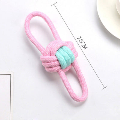 Pelota de Cuerda de Algodón Resistente a Mordidas para Gatos y Perros - Image 9